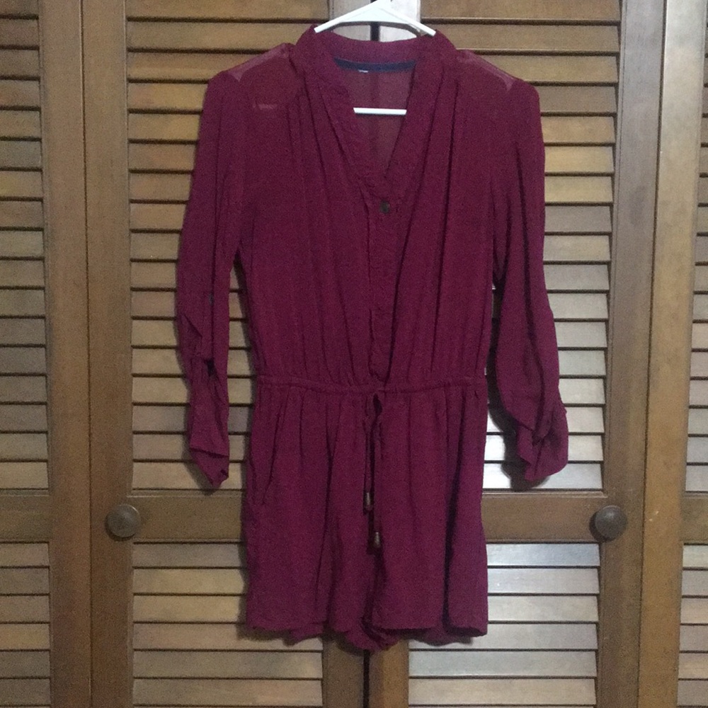 Maroon romper